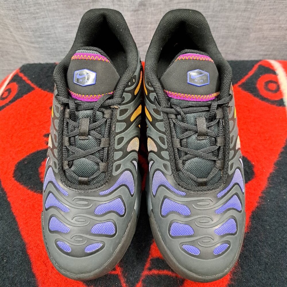 %Size 6.5 Youth Nike Air Max Tn Plus Drift Black Viotech Monarch  / A 29 - Picture 3 of 12